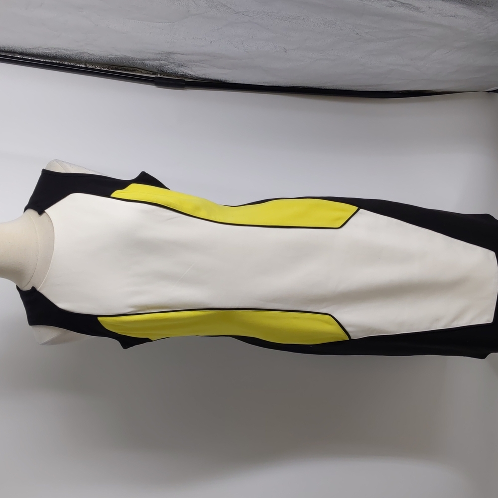 G.I.L.I. yellow, black, white color block dress-sz 10